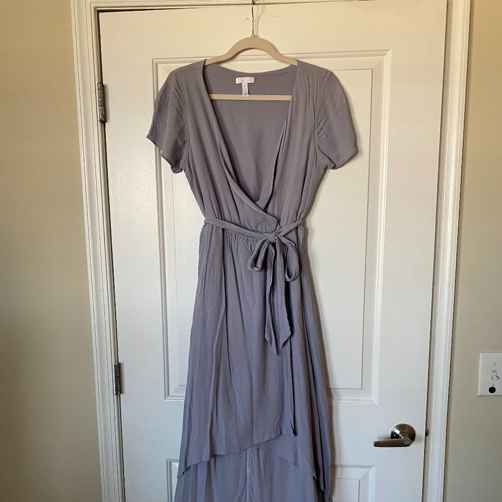 Leith High-Low Wrap Dress - Size M